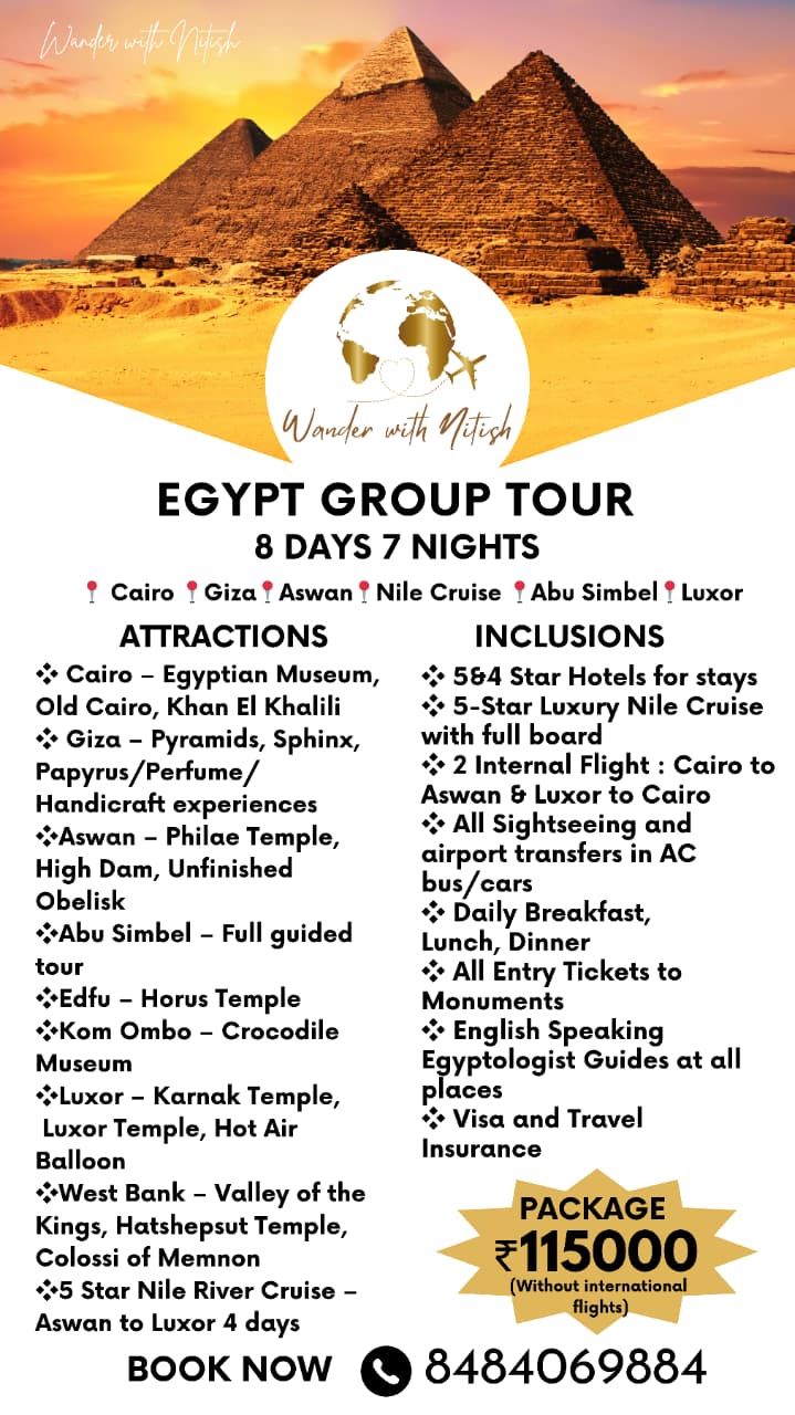 Egypt Itinerary Map
